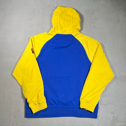 Y2K Polo Ralph Lauren Hi Tech Color Blocking Hoodie Size XL USED v20347