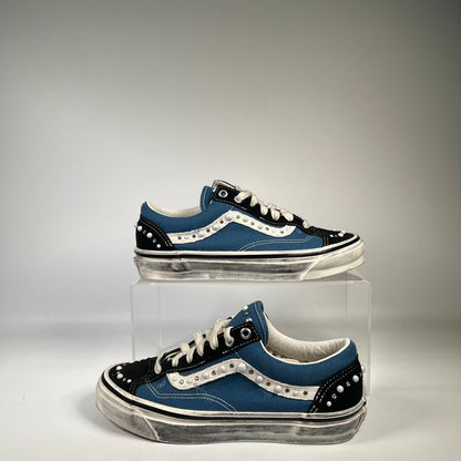 Vans Old Skool Pearlized Navy/Black Size 6 USED s23668