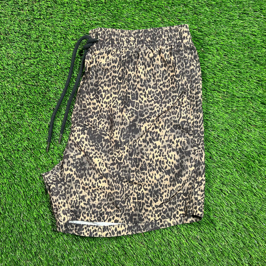 Ksubi Leopard Print Shorts Size Medium USED x16385