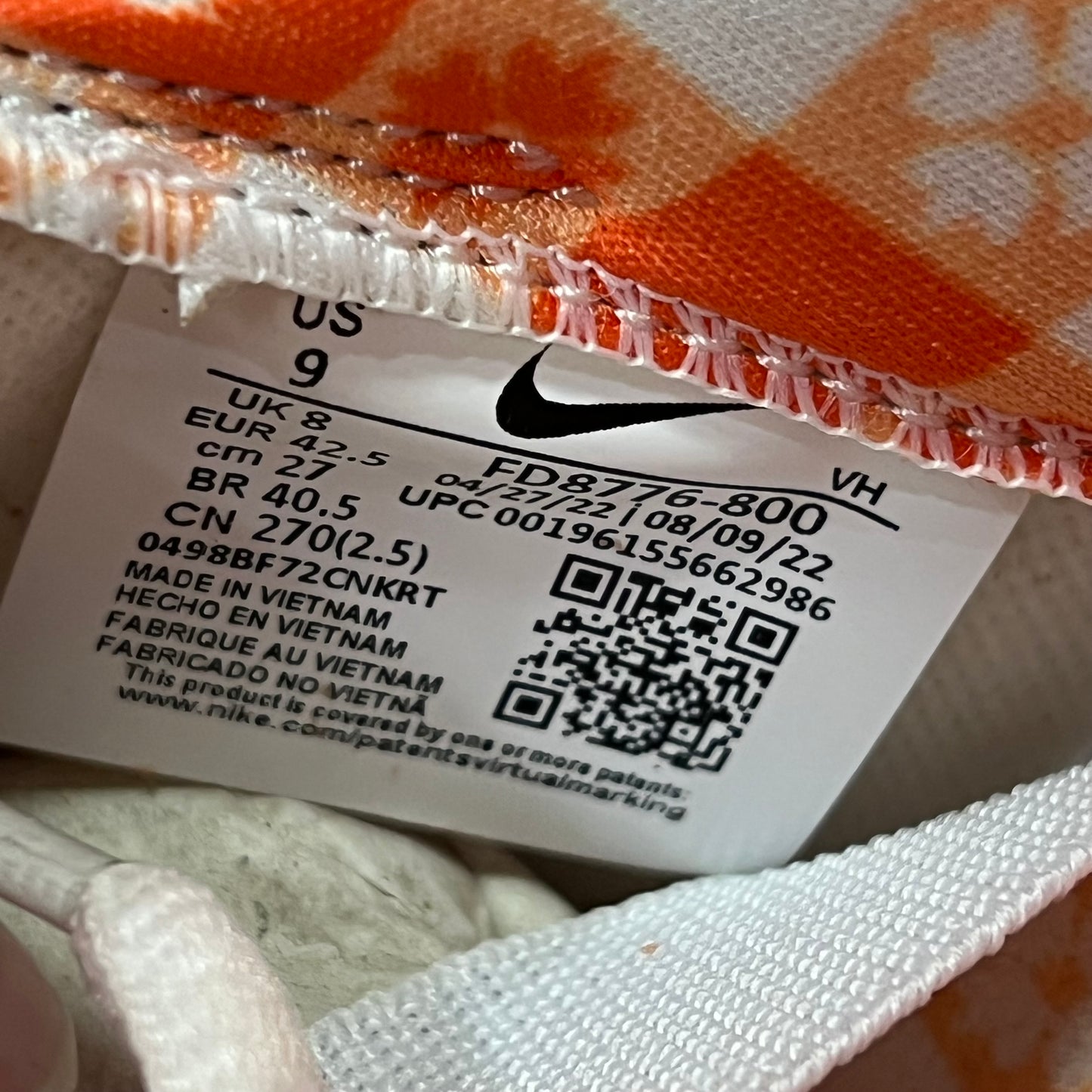 Nike SB Dunk Orange Lobster (2022) Size 9 NEW s22455