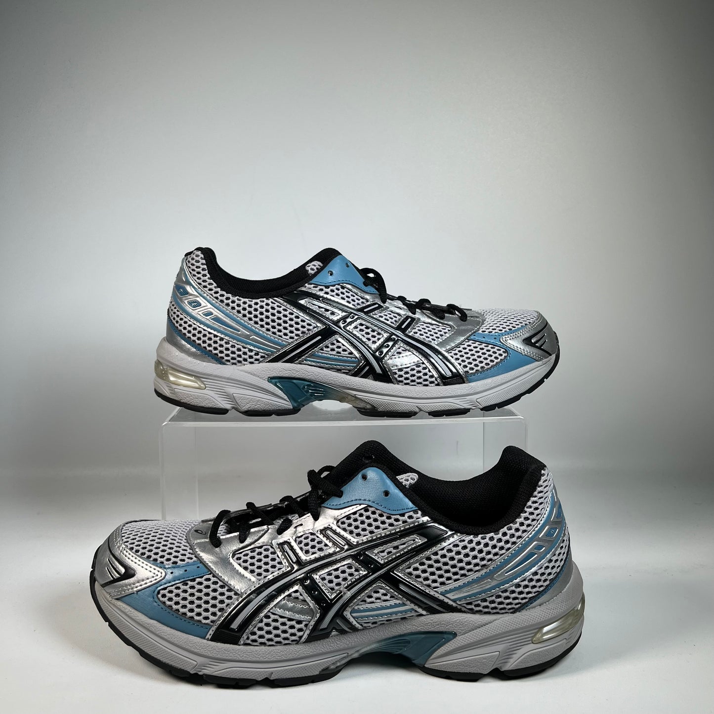 Asics GT 1130 Black Blue Silver (2025) Size 10.5 USED s22177