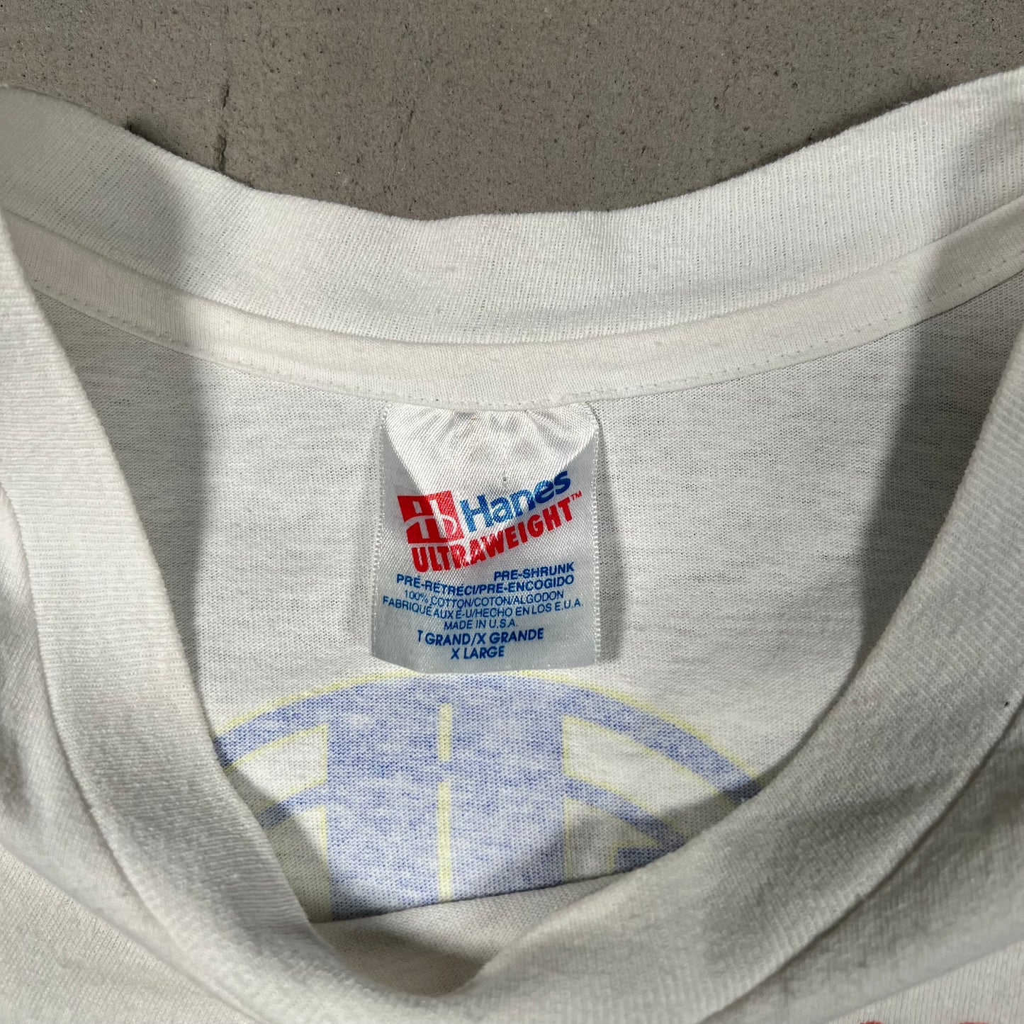 1993 KrissKross "Da Bomb" White Tee Size XL USED v16080