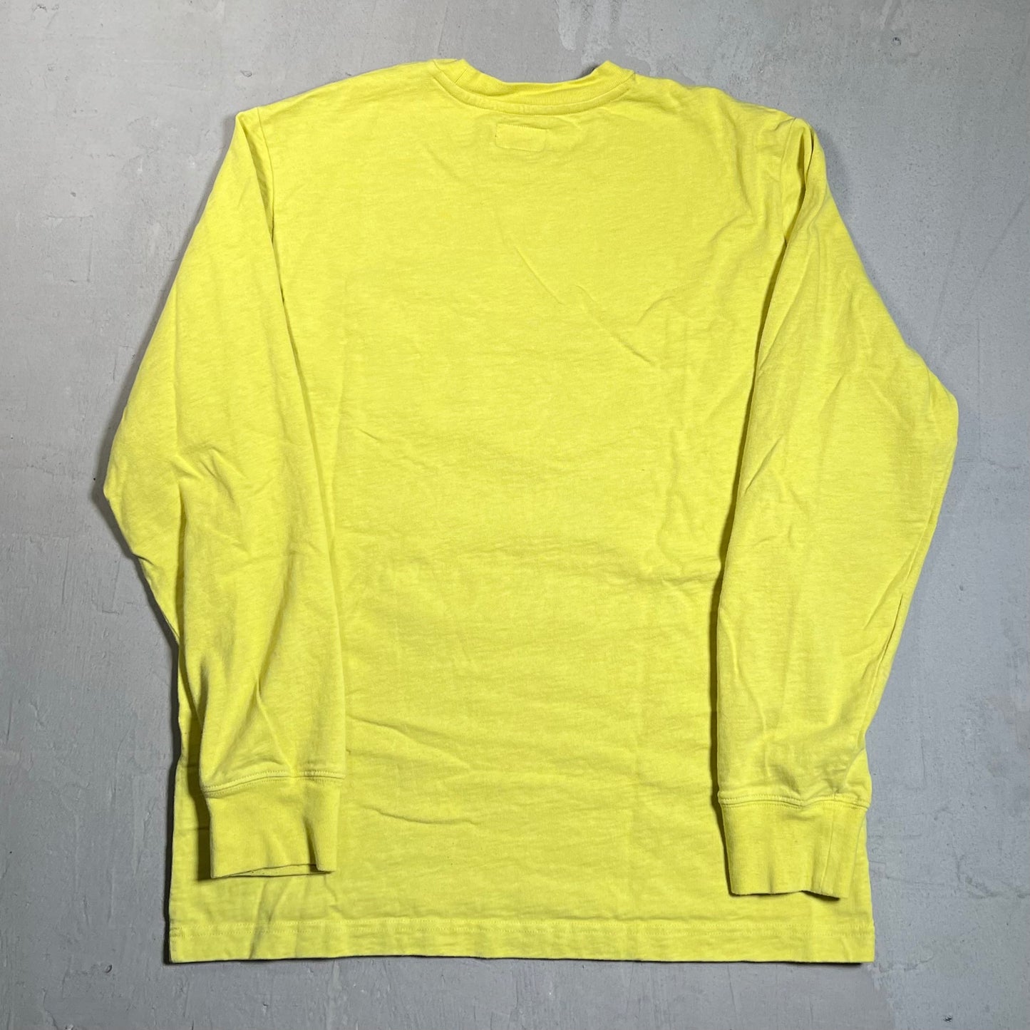 Supreme Pocket Yellow Longsleeve Size Medium USED x17637