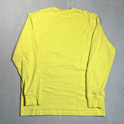 Supreme Pocket Yellow Longsleeve Size Medium USED x17637