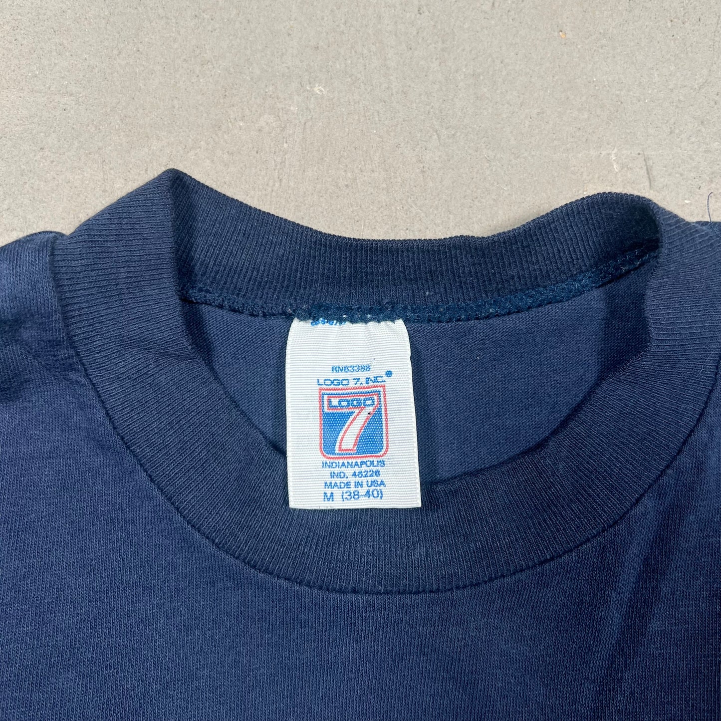 1987 Minnesota Twins Navy World Series Tee Size Medium v17769