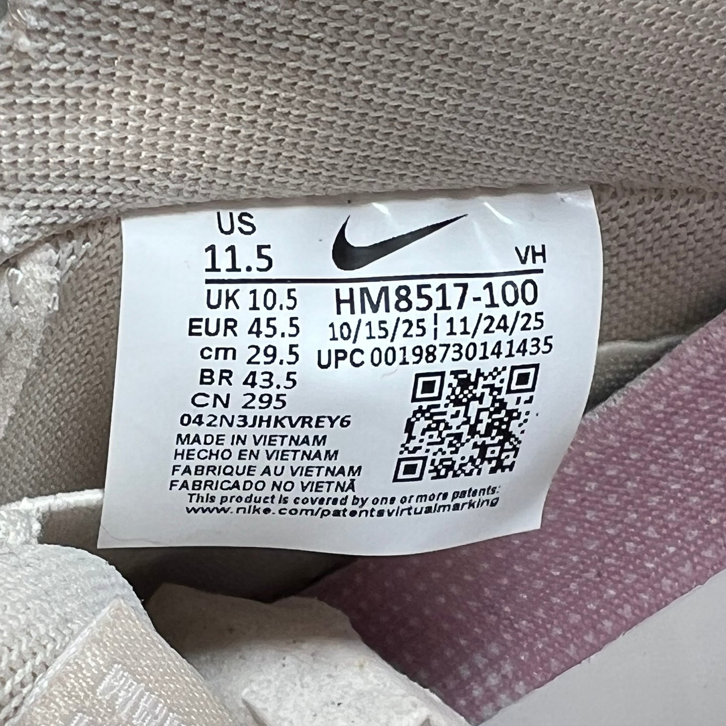 Nike Air Force One Low SB Light Orewood Brown Pink (2026) Size 11 NEW s21910