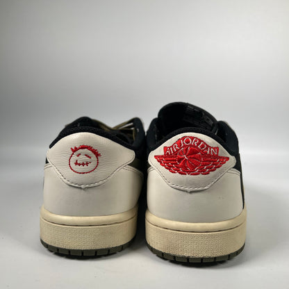 Jordan 1 Low Travis Scott Olive Size 8m/9.5w USED s13819