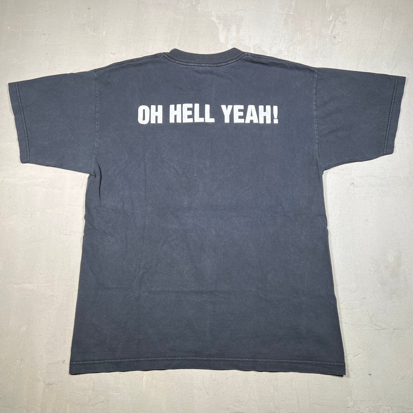 1998 Stone Cold "Hard Way" Black Tee Size Large USED v18968