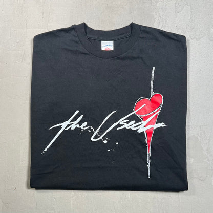 2004 The Used "In Love and Death" Black Tee Size XL USED v19481