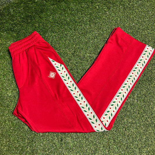 Casablanca Tennis Club Red Sweatpants Size Small USED x14155