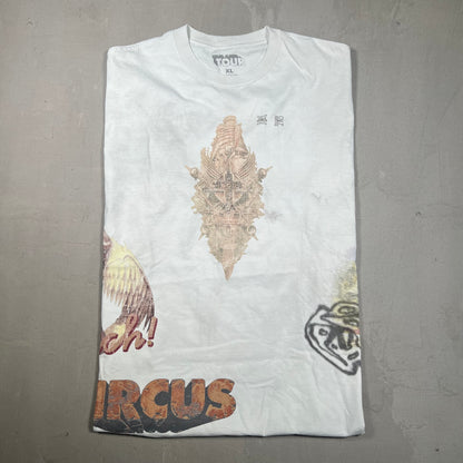 Travis Scott Circus Maximus "See the Future" White Tee Size XL USED x17354