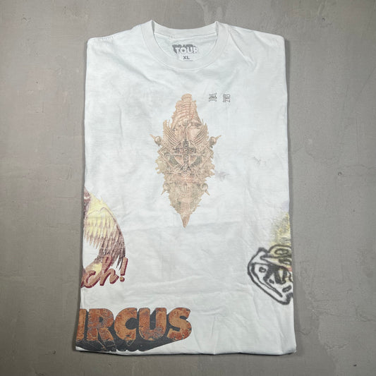 Travis Scott Circus Maximus "See the Future" White Tee Size XL USED x17354