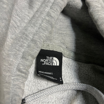 The North Face White Logo Grey Hoodie Size Small USED v16444