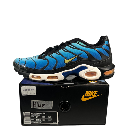 Nike Air Max Plus OG Hyper Blue 2018 Size 12 USED s8245