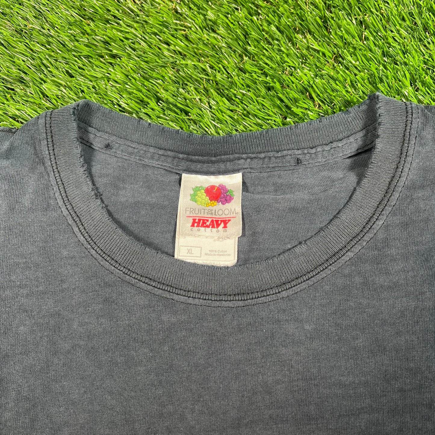 2000s Best Buy Geek Squad Washed Black Tee Size XL USED v17750