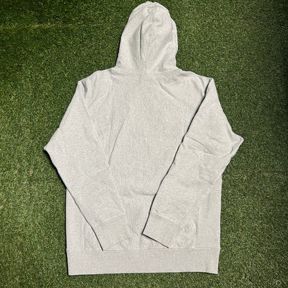 2016 Supreme Grey Box Logo Hoodie Size XL USED x13327