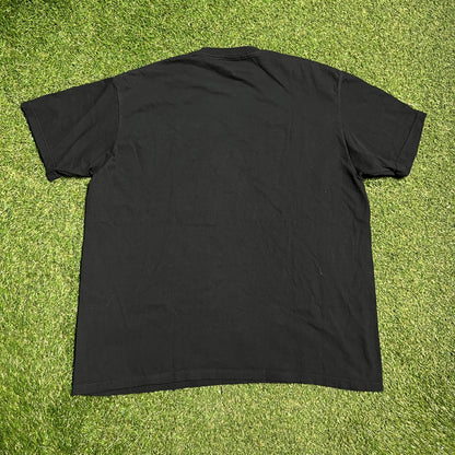 Supreme Black Plain Tee Size XL USED x13658