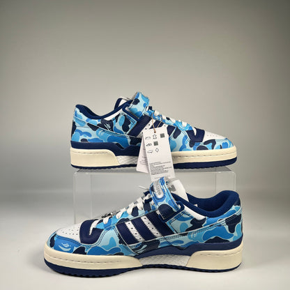 Adidas Forum 84 Low Bape Blue Camo (2023) Size 8 NEW s19622