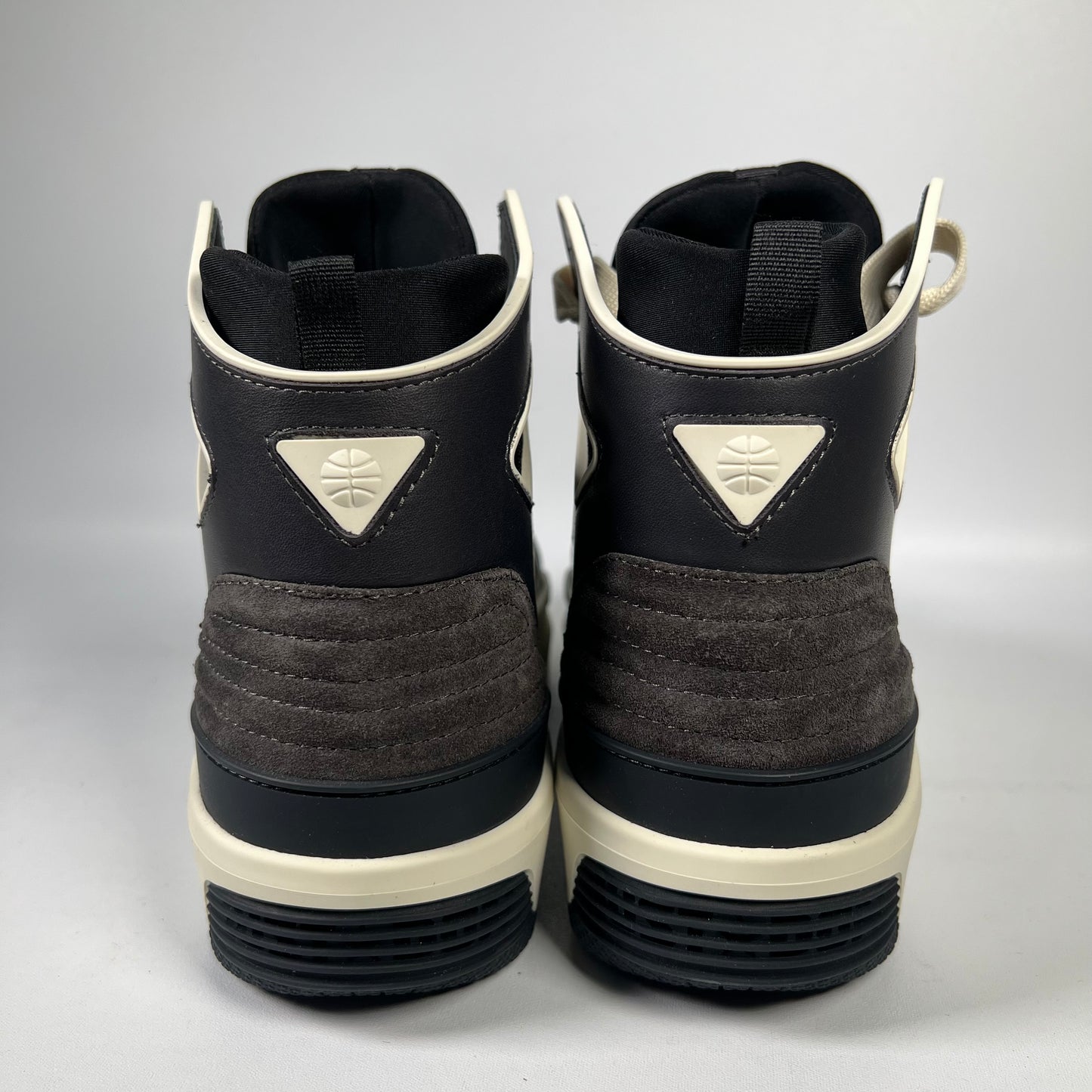 Just Don Panelled Black Basketball Shoes Size 10 USED s16889