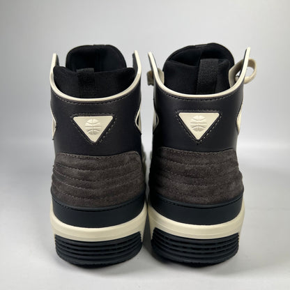 Just Don Panelled Black Basketball Shoes Size 10 USED s16889