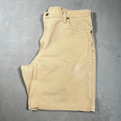 1980s Carhartt Tan Workwear Shorts Size 40 USED v20135