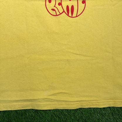 Supreme Okole Hula Yellow Tee (2005) Size XL USED x16723