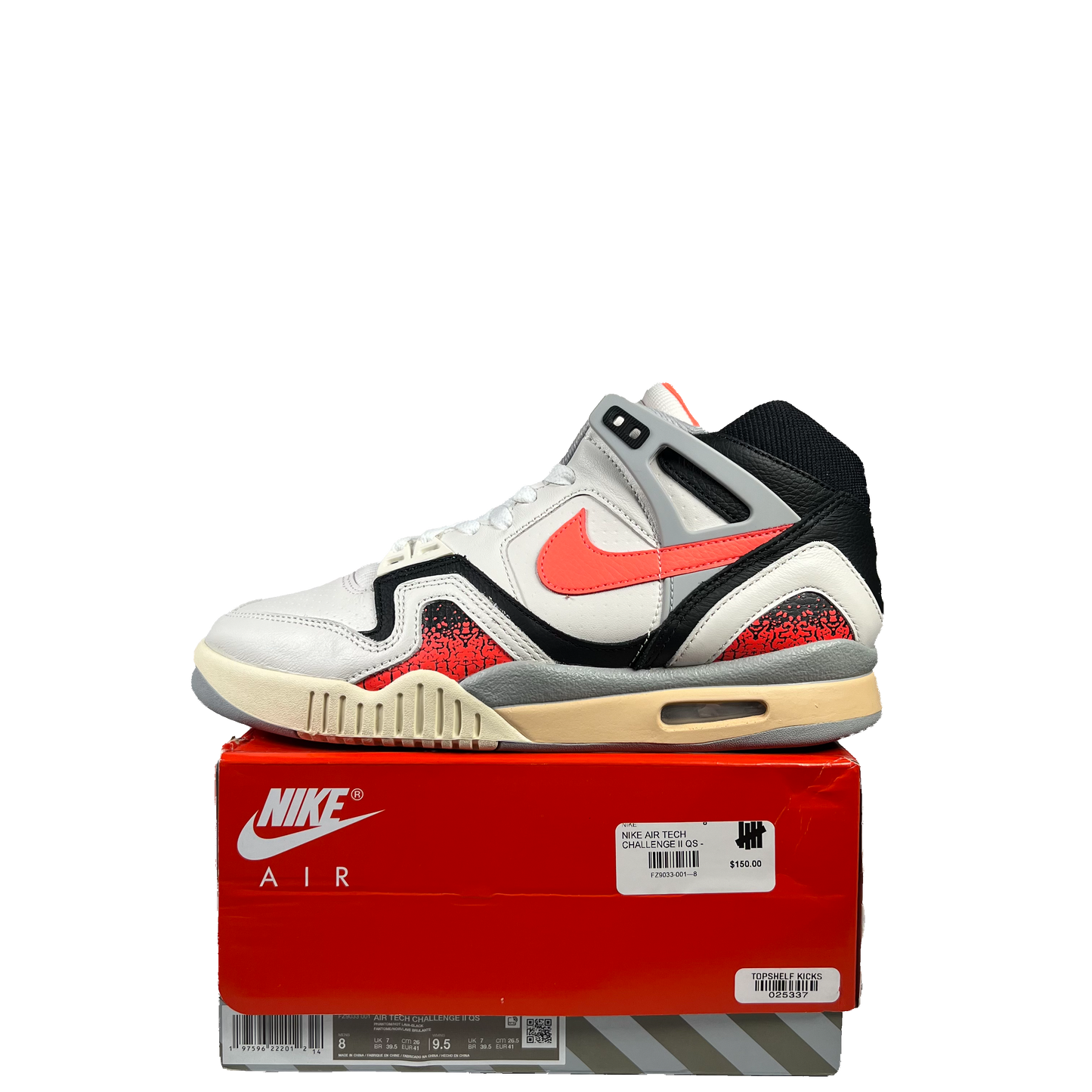 Nike Air Tech Challenge II Hot Lava (2024) Size 8 USED s20675