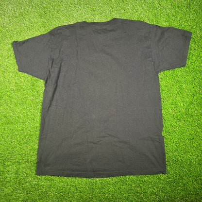 Y2K Dare Drug Resist Black Tee Size XL USED v17565