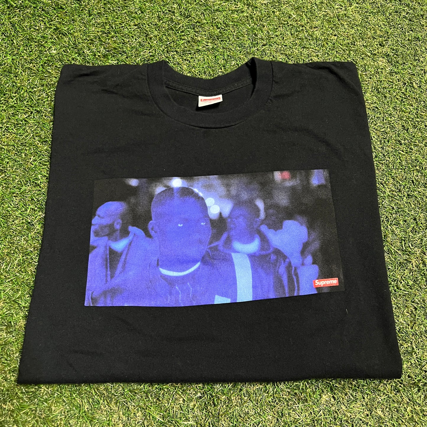 Supreme America Eats Its Young Nas Black Tee Size XL USED x13868