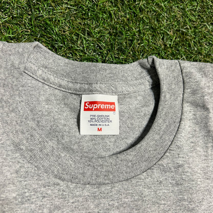 Supreme Motion Logo Grey Tee Size Medium NEW x13649