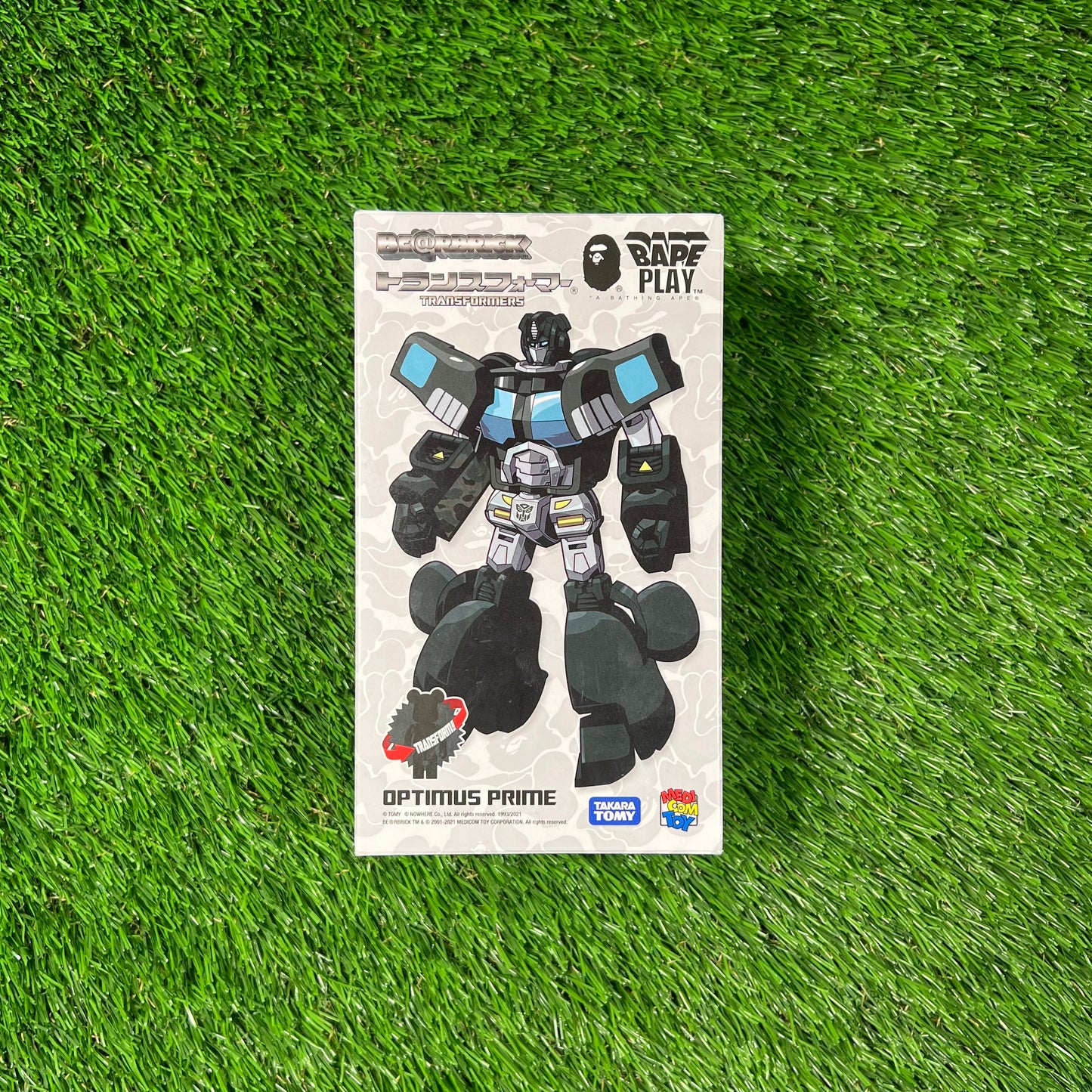 Bearbrick x Transformers Optimus Prime x BAPE 200% Black USED x16609