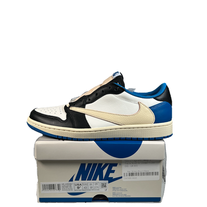 Jordan 1 Low Fragment Travis Scott (2021) Size 9..5 NEW s23097