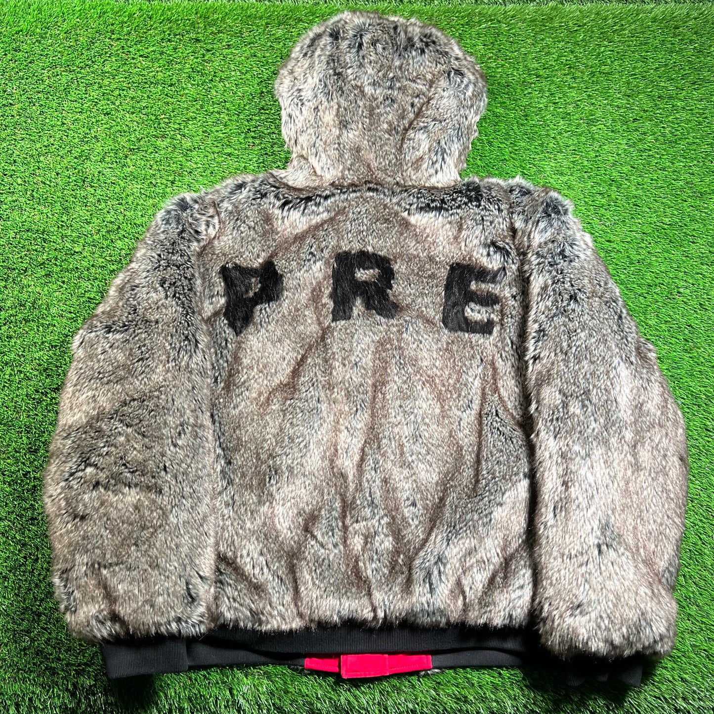 Supreme Reversible Faux Fur Red Hooded Work Jacket (2026) Size XL NEW x16444