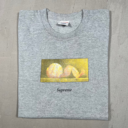 Supreme Orange Peel Grey Tee (2015) Size Medium USED x17333