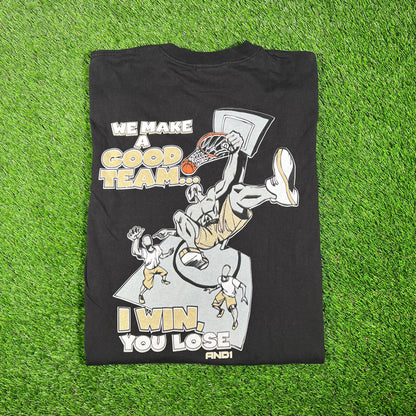 Y2K And1 Black Humor Longsleeve Size XL USED v17490