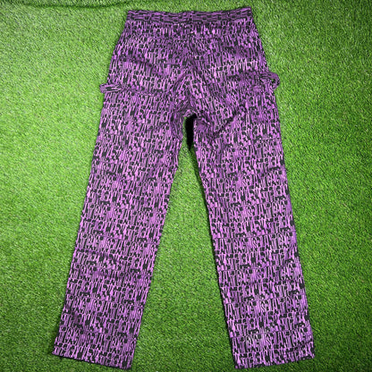 CPFM Anxiety Reflective Purple Pants Size 2 (Large) USED x15184