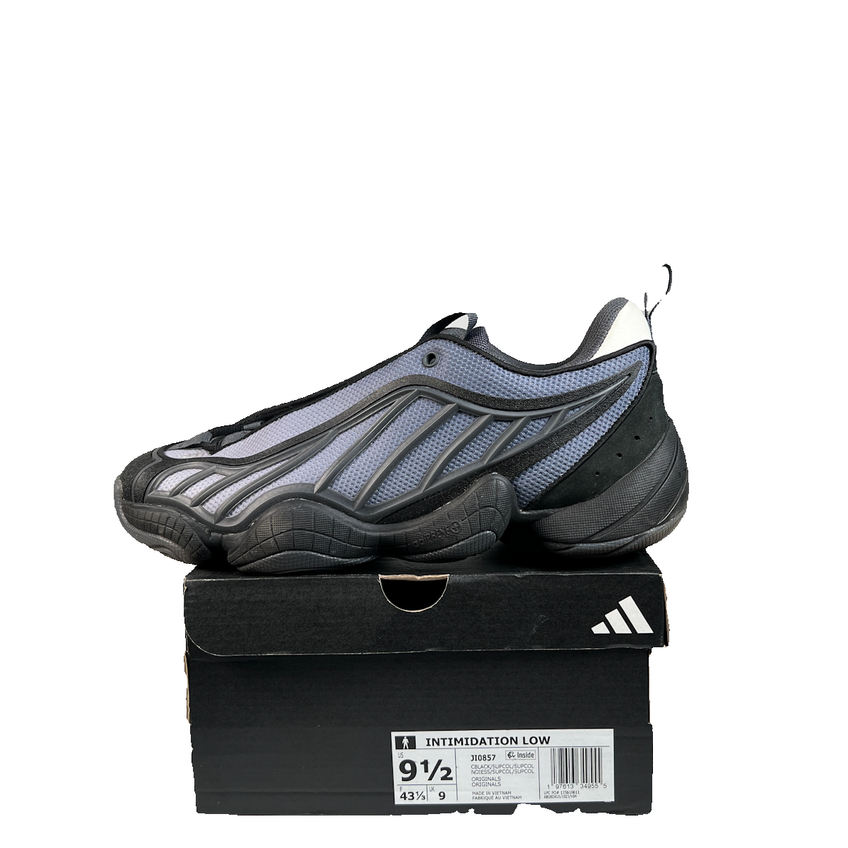 Adidas Intimidation Low Packer Grey (2024) Size 9.5 USED s23273