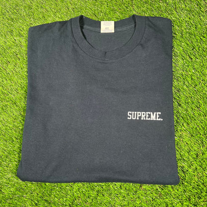 2015 Supreme ET Navy Tee Size Medium USED x14565