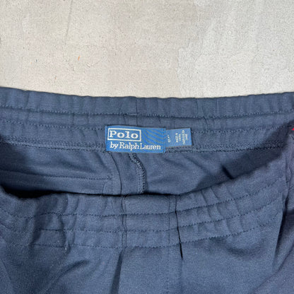 1990s Polo Ralph Lauren "Polo USA" Navy Track Pants Size Large USED v19009