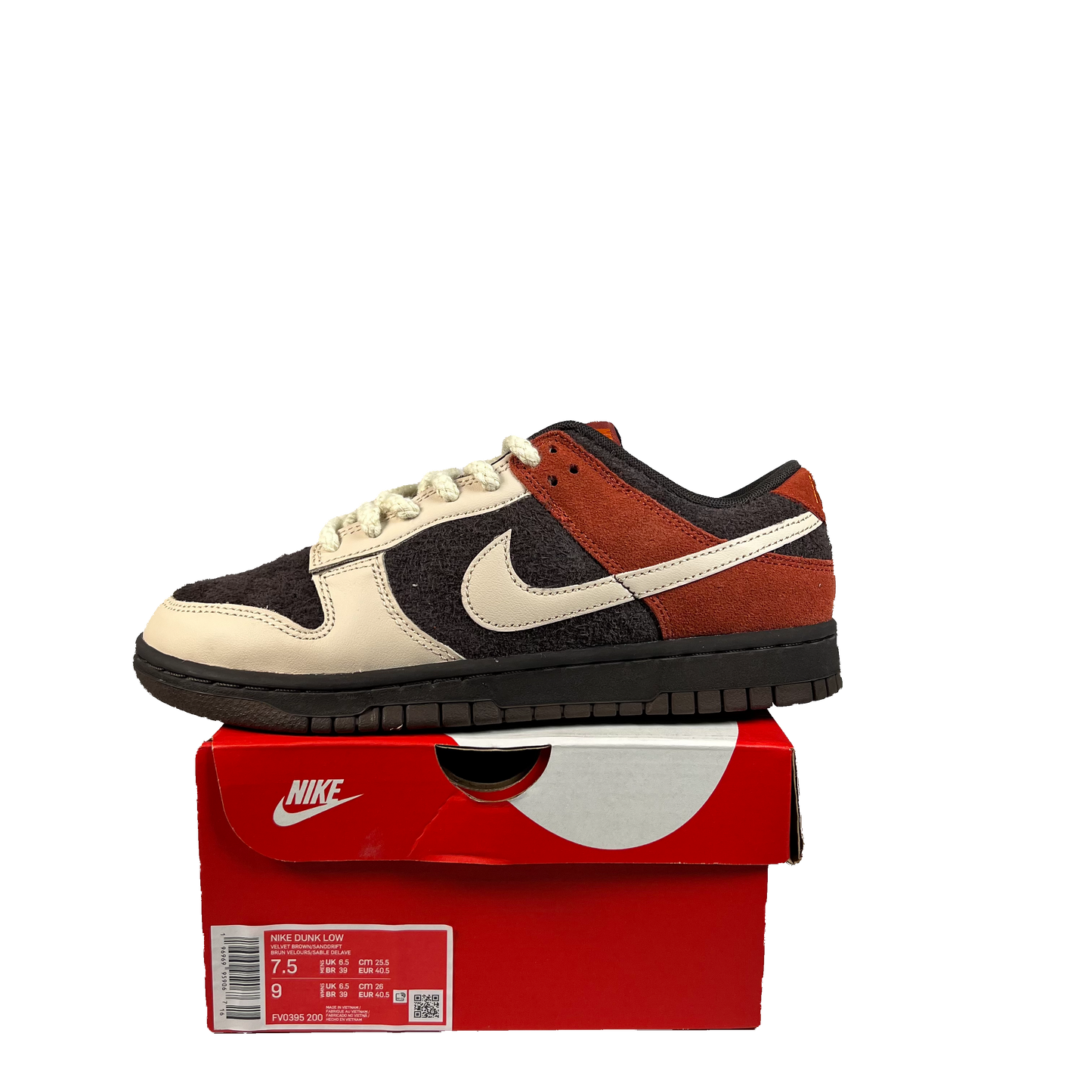 Nike Dunk Low Red Panda (2023) Size 7.5 USED s21966