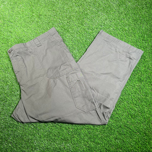 Y2K Carhartt Light Work Wear Green Pants Size 3XL USED v18067