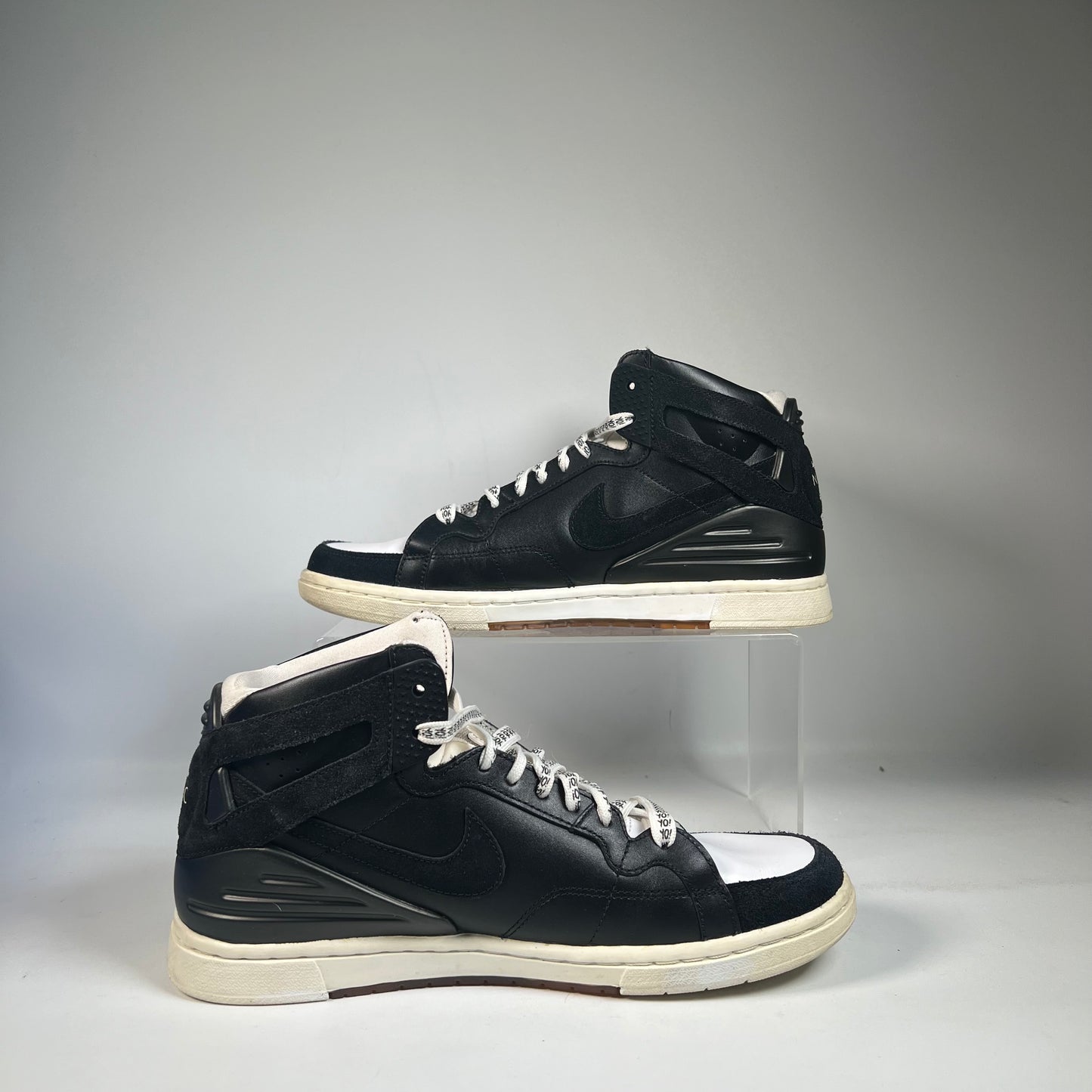 Nike SB Zoom Air 94 Hi Supreme Black (2010) Size 9.5 USED s21344