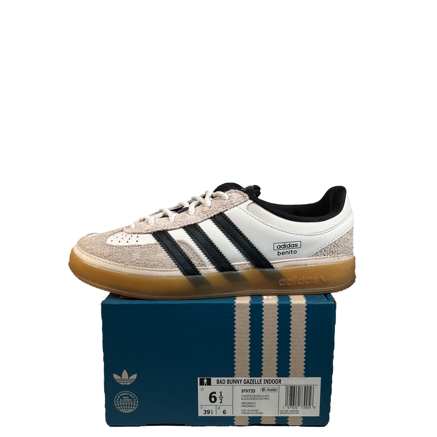 Adidas Gazelle Indoor Bad Bunny (2024) Size 6.5 USED s22450