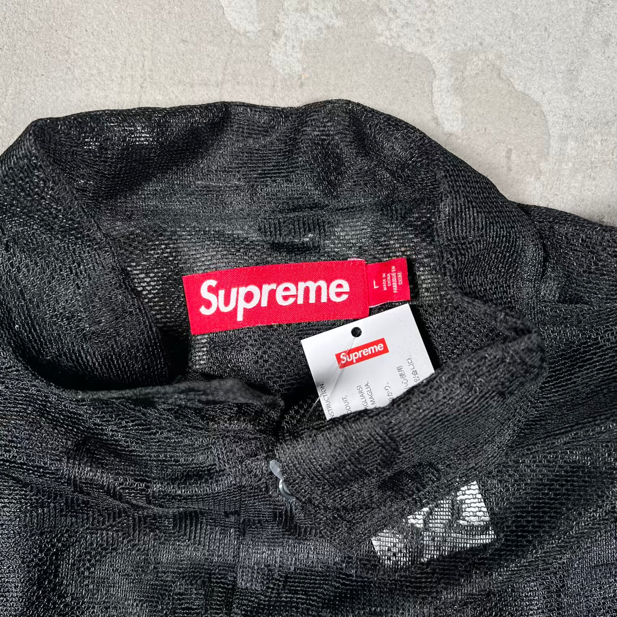 Supreme Last Supper Lace Shirt Black (2025) Size Large NEW x18851