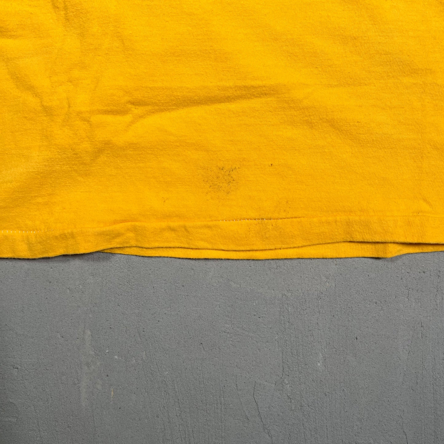 1980s Abandon Yellow Tee Size Medium USED v17086
