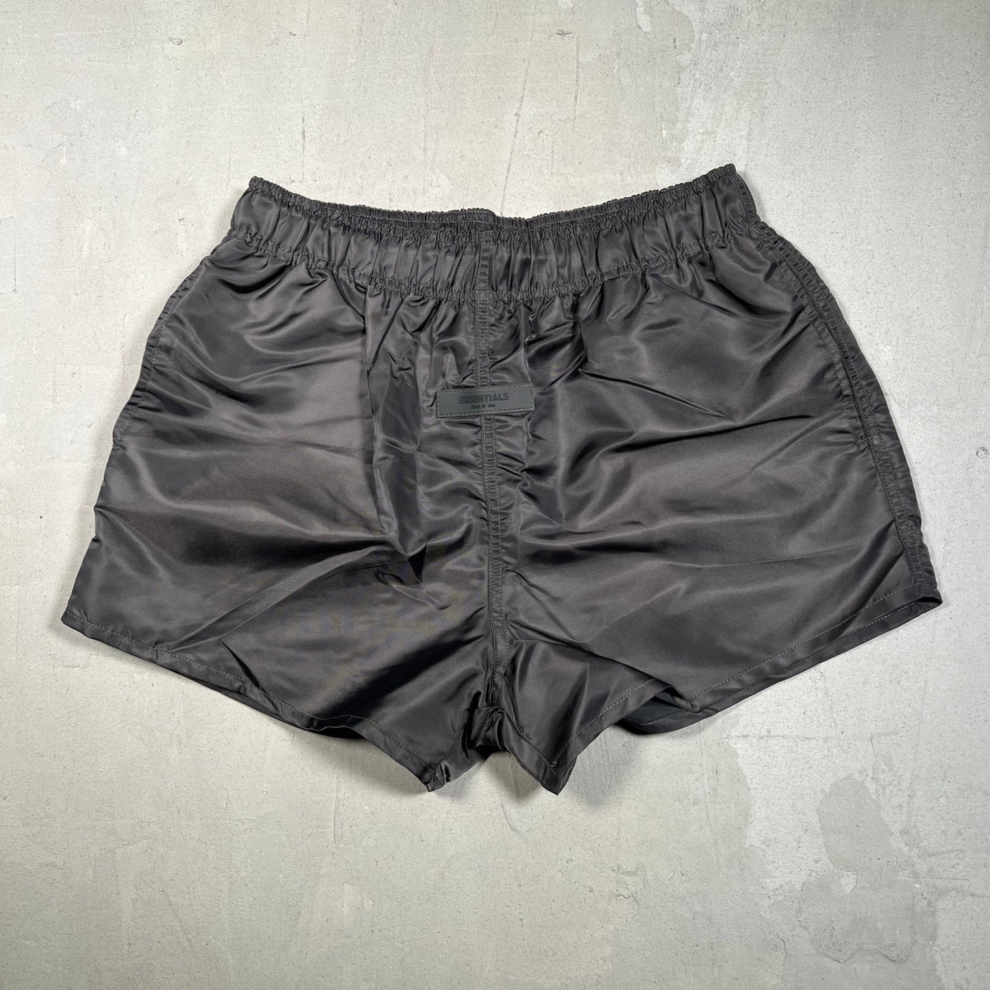 Essentials Fear Of God Nylon Black Running Shorts Size Small NEW x17445