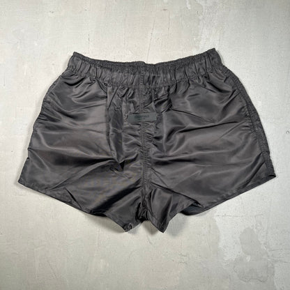 Essentials Fear Of God Nylon Black Running Shorts Size Small NEW x17445