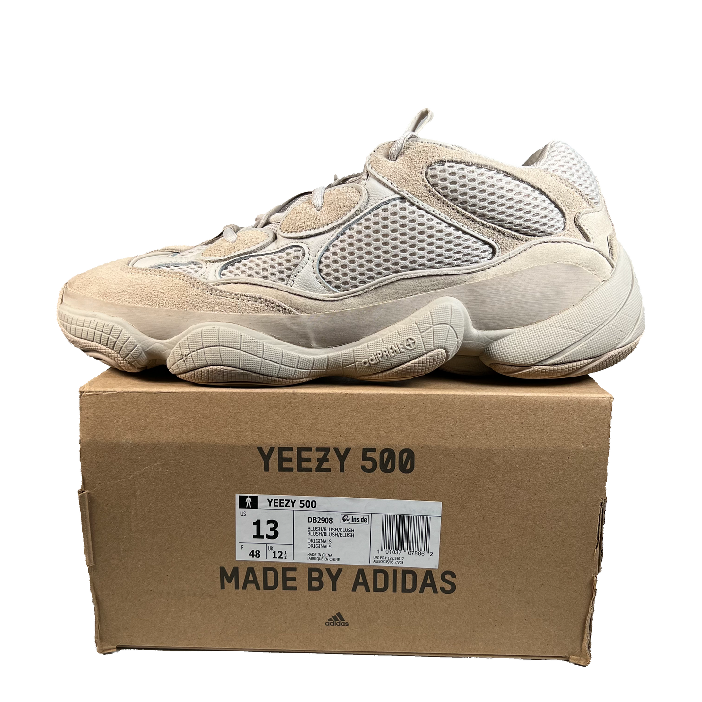 Yeezy 500 Blush (2022) Size 13 USED s22158