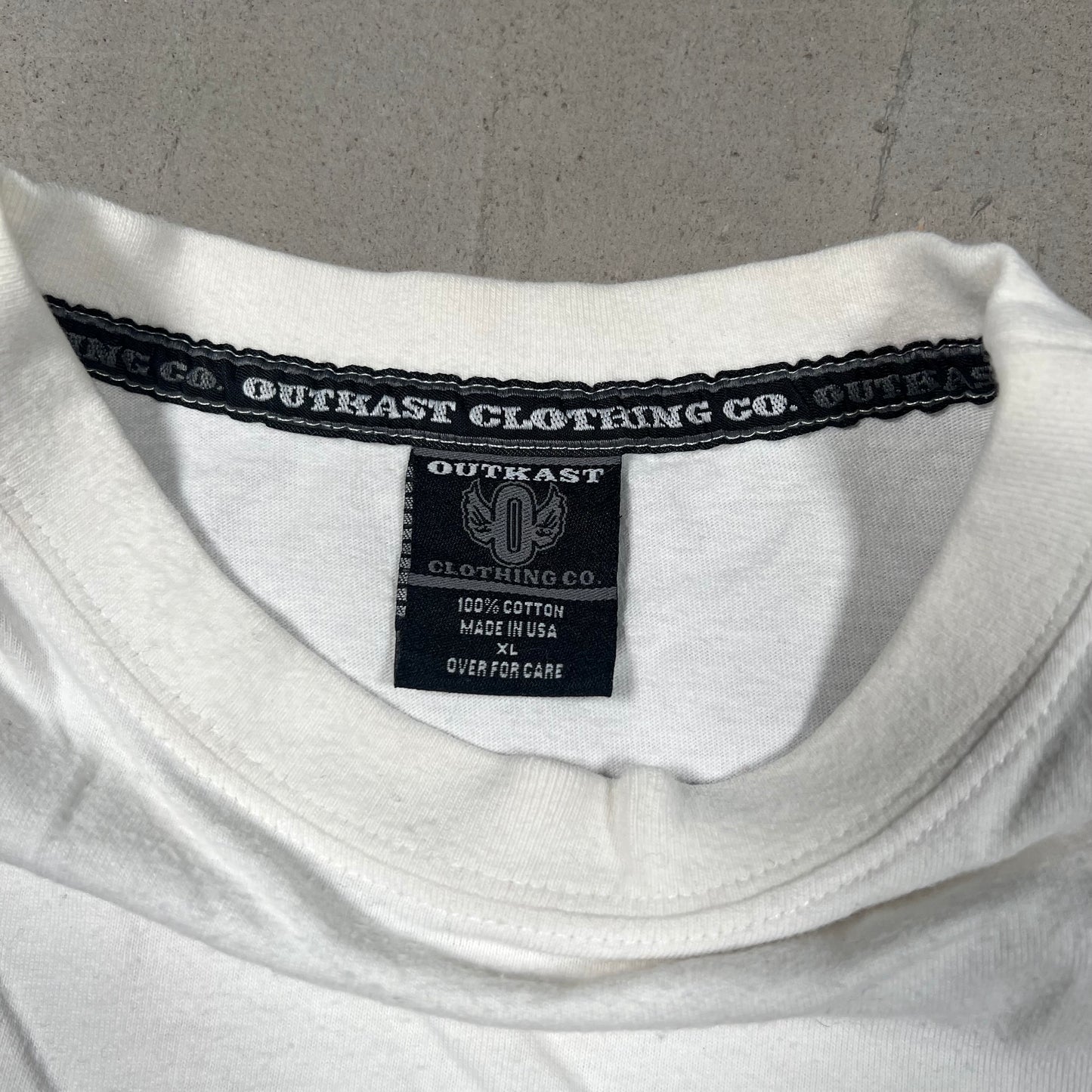 Outkast Clothing Company Stankport White Longsleeve Size XL USED v14640