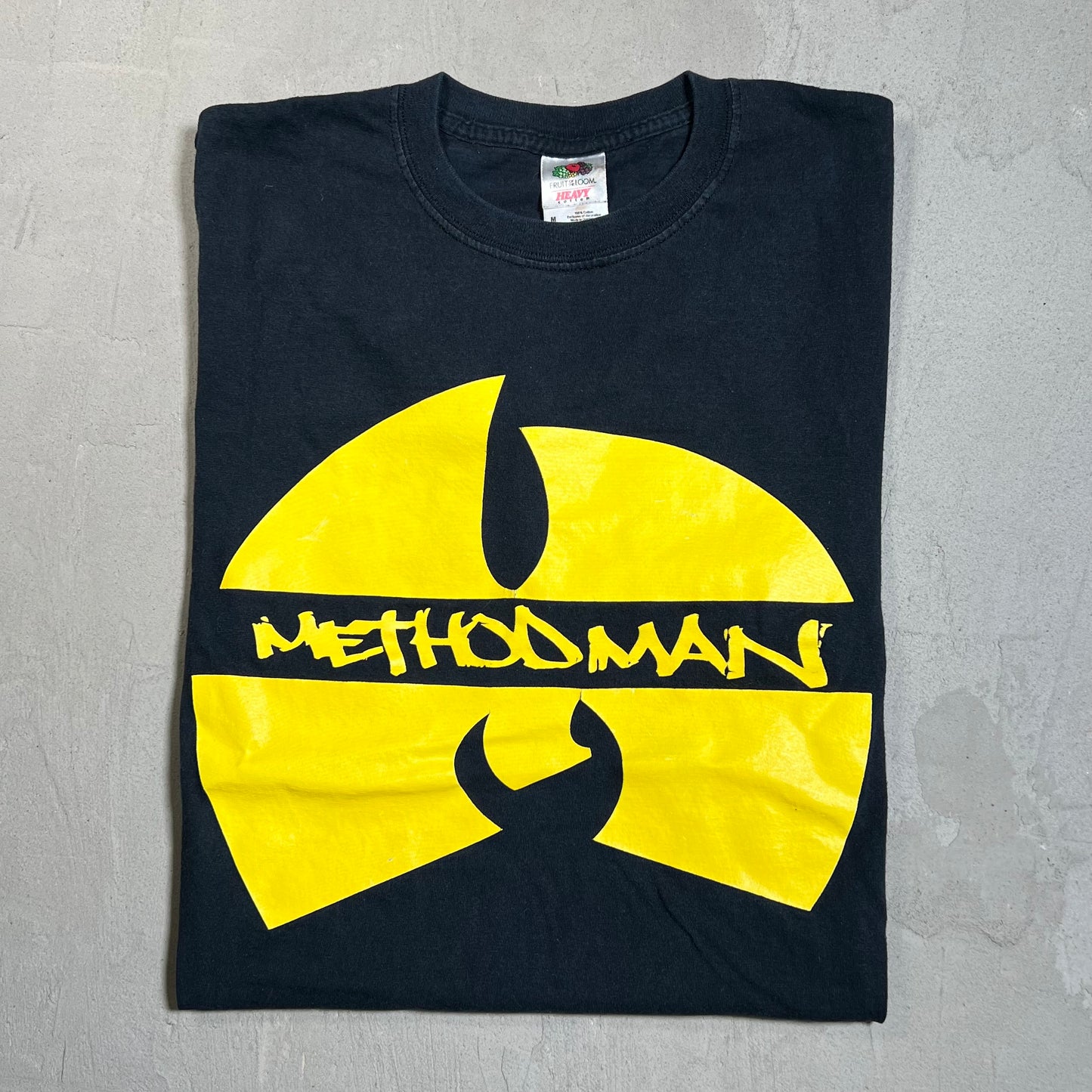Wu Tang The Rebirth Tour Black Tee Size Medium USED v19585